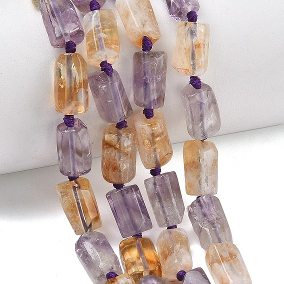 Природные Аметрин бисер нитей, колонка, граненые