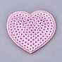 Computerized Embroidery Cloth Iron on/Sew on Patches, with Paillette, Costume Accessories, Appliques, Heart