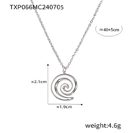 Vortex 304 ожерелья из нержавеющей стали для женщин