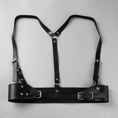 Punk Rock Style PVC Leather Belt, Ornament Accessories