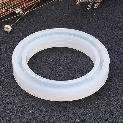 Diy moldes de brazalete de silicona, moldes de resina, para resina uv, fabricación de joyas de resina epoxi