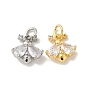 Подвески из латуни с микропаве из циркония, пчела прелести, с целью перехода в кольце
