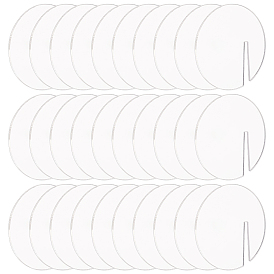 60Шармы из акрилового бокала для вина, бокал маркер, плоско-круглые