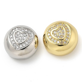 Стойка металлическая латунная микропрофилированная кубическая циркония подвески, долговечный, без свинца и без кадмия, плоские круглые прелести