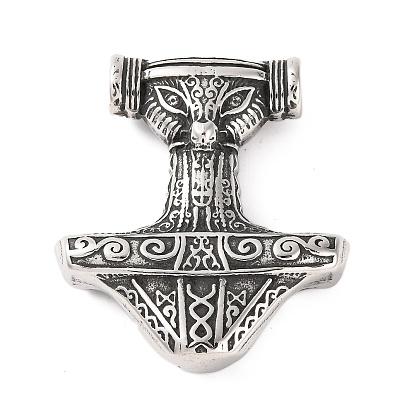 316 хирургические подвески из нержавеющей стали, амулет молота Тора