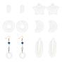 Natural Freshwater Shell Pendants, Mixed Shapes