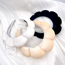Versatile Hairband for Women, Bathing and Yoga Headwrap with Sponge and Velvet Fabric