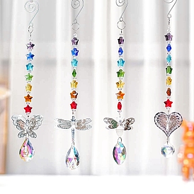 Crystal Glass Sun Catcher Pendant, Rainbow Maker, DIY Garden & Home Decoration