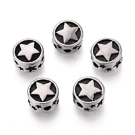 304 из нержавеющей стали бусы, колонна и звезда