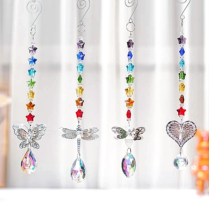 Подвеска в виде ловца солнца из хрустального стекла, создатель радуги, украшение сада и дома своими руками