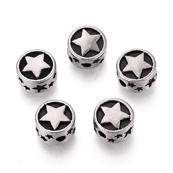 304 из нержавеющей стали бусы, колонна и звезда