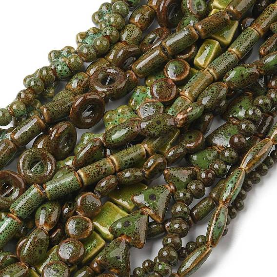 Фарфора ручной работы бисер нитей, разнообразные