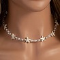 Ожерелья из бисера в стиле бохо с изображением морской звезды из смолы, стекла и искусственного жемчуга для женщин