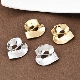 304 серьги-гвоздики из нержавеющей стали, ионное покрытие (ip)