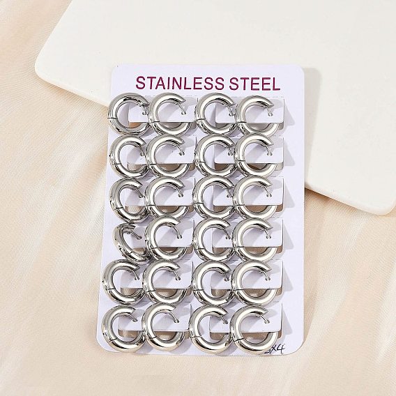 202 серьги-кольца для полировки из нержавеющей стали, 316 хирургический штифт из нержавеющей стали