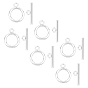 304 Stainless Steel Toggle Clasps, Ring