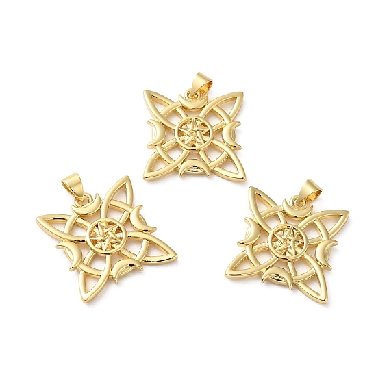 Стойки обшивки латунные подвески, без свинца и без кадмия, долговечный, шарм ведьмы узел