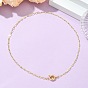 Brass Figaro Chain & Paperclip Chain Necklaces with Spring Ring Clasps