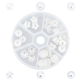 304 caps d'acier inoxydable, fleur, multi-pétale