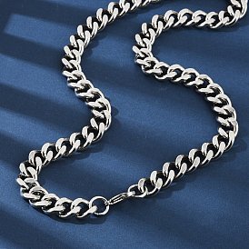 304 из нержавеющей стали кубинский ссылку цепи ожерелья для мужчин