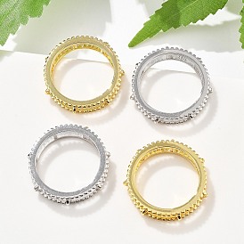 Оригинальный дизайн 925 оправы для колец из стерлингового серебра, подходит для 21шт 3мм круглых бусин из драгоценных камней