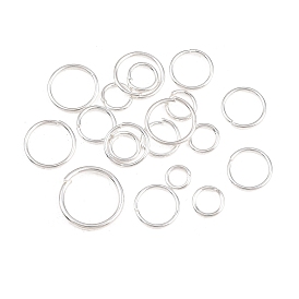 Железа открыты кольца прыжок, круглые, cmешанный размер, 4~10 мм