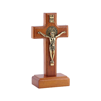 Деревянные и сплавные крестообразные украшения, для украшения церкви, украшение домашнего офиса