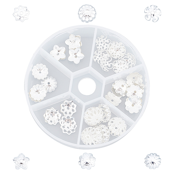 304 caps d'acier inoxydable, fleur, multi-pétale