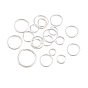 Железа открыты кольца прыжок, круглые, cmешанный размер, 4~10 мм