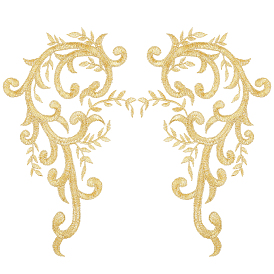 Нашивки на одежду из полиэстера, цветок