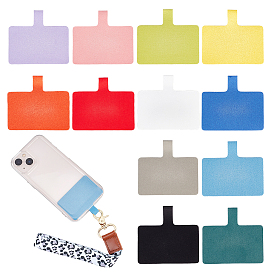 24шт 12 цвета тканевый шнурок для сотового телефона, ремешок патч, совместим с большинством чехлов для смартфонов, для безопасности мобильного телефона защита от падения