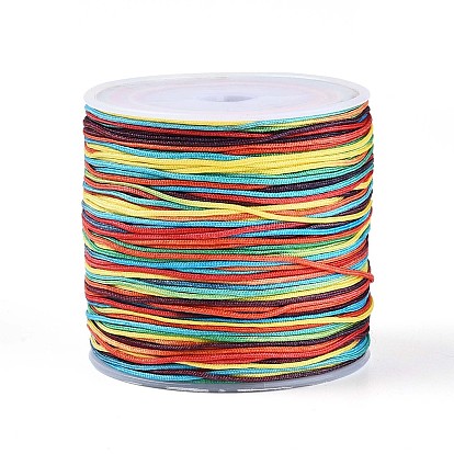50сегментный окрашенный нейлоновый китайский шнур для вязания узлов, для изготовления ювелирных изделий DIY