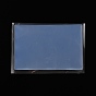 Placa de impresión de gel de plástico rectangular para manualidades.