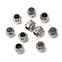 Stainless Steel Beads, Large Hole Column Beads, Ion Plating (IP), 10x10mm, Hole: 6mm