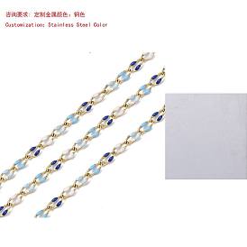 304 Cadenas de acero inoxidable esmaltadas, con carrete, soldada