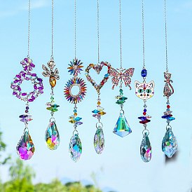 Glass Sun Catcher Pendant, Rainbow Maker, DIY Garden & Home Decoration