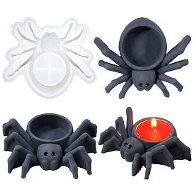 DIY Silicone Spider Candle Holder Molds, Resin Casting Molds, For UV Resin, Epoxy Resin Jewelry Making