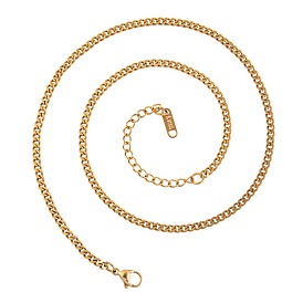 2.2мм 304 ожерелья из витой цепи из нержавеющей стали