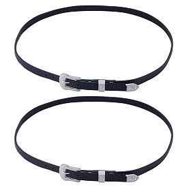 2 шт. кожаные ленты для шляпных аксессуаров