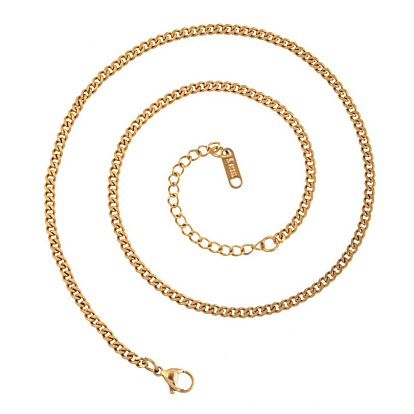 2.2мм 304 ожерелья из витой цепи из нержавеющей стали