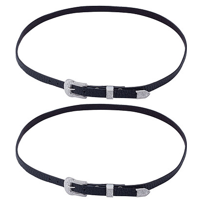 2 шт. кожаные ленты для шляпных аксессуаров