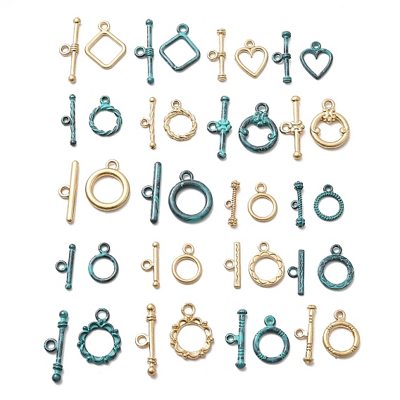 Застежка тоггл из сплава, без кадмия, без никеля и без свинца, долговечный