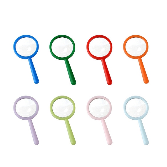 Увеличительное стекло пластиковая мини модель, аксессуары для кукольного домика с микро-ландшафтом, притворяясь опорными украшениями