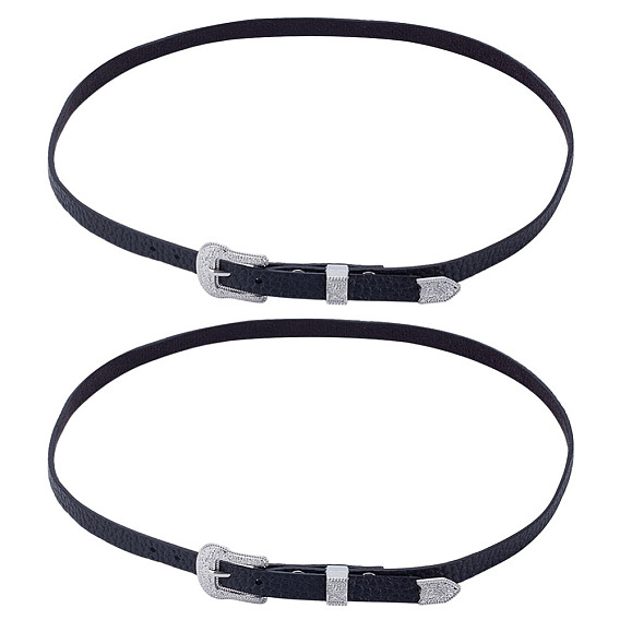 2 шт. кожаные ленты для шляпных аксессуаров