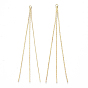 Brass Coreana Chain Tassel Big Pendants