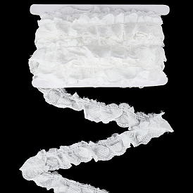 10 ярдов хлопчатобумажной ленты, с вышитым кружевом, Сердце Pattern