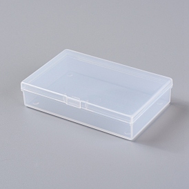 Boîtes en plastique, récipients de stockage de talon, rectangle