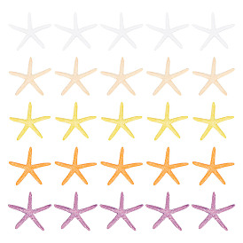 20шт 5цвета ПВХ морские звезды украшения для показа, для аквариума, ландшафтный дизайн, украшения, колокольчики, дрейфующая бутылка, материал