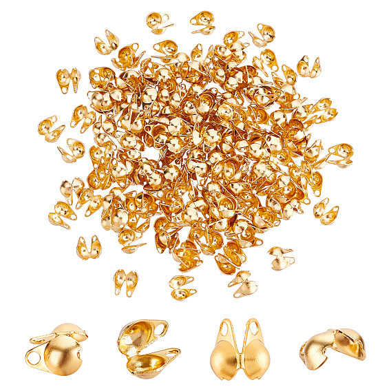 200шт 304 наконечники бортов из нержавеющей стали, Калотте заканчивается, крышка раскладушки