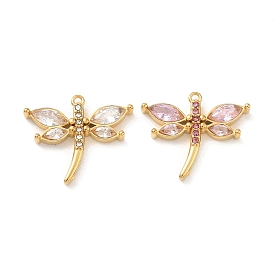 304 микро нержавеющей стали прокладывать Цирконом подвески, стрекоза прелести, золотые